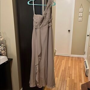 David's Bridal Elegant Gown in Cream